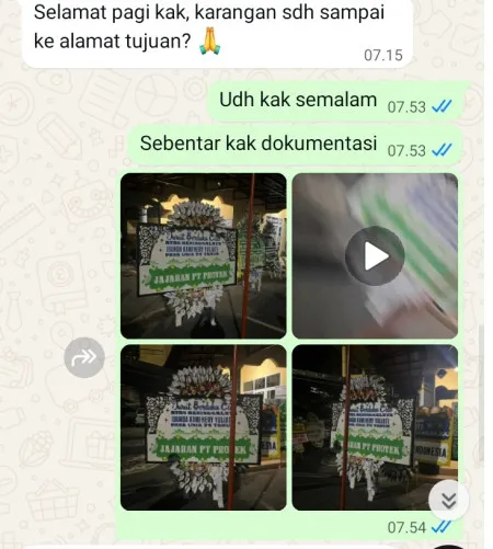 Pengiriman Papan Bunga Selamat Bantargebang