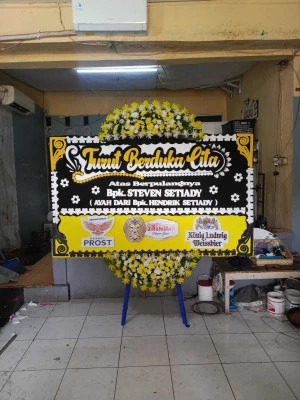 Papan Bunga di Bantargebang