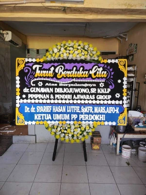 Papan Bunga di Bantargebang